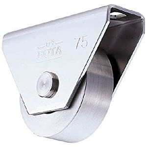 ヨコヅナ ロタ・ステン重量戸車 75 平 WBS-0752 [1167-123580]｜ＤＡＩＳＨＩＮ工具箱　店
