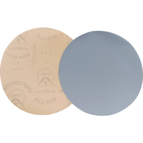三共理化学 【100枚販売】三共 DCCD 耐水円型紙 230 #180 DCCD-230-#180 [1226-1011402]