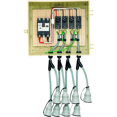 未来工業 【別途送料】 未来 屋外電力用仮設ボックス 13-4BW4 [1302-9794194]