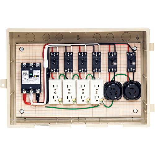 未来工業 【別途送料】 未来 屋外電力用仮設ボックス C15-42HC5 C15-42HC5 [1302-9794507]