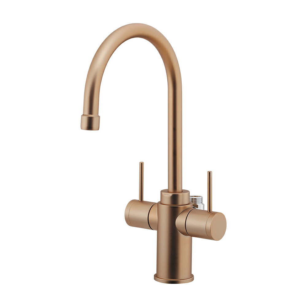 【マラソン期間エントリーでポイント5倍】カクダイ KAKUDAI 浄水器取付用双口水栓//シャンパンゴールド 721-013-GB [142-115969]｜ＤＡＩＳＨＩＮ工具箱　店