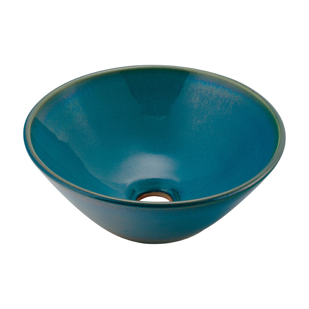 カクダイ KAKUDAI 丸型手洗器//孔雀 493-267-CB [142-125098] 17,027円