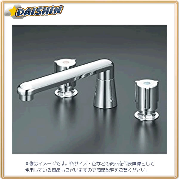 KVK 2ハンドル混合栓 ナット接続 KM84GCU [1425-193778]｜ＤＡＩＳＨＩＮ工具箱　店
