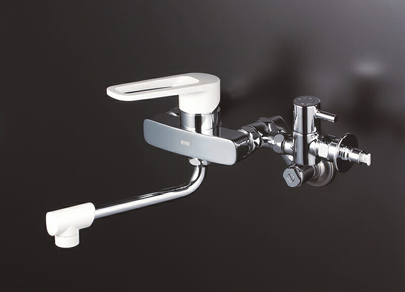 KVK 寒給水給湯シングル混合栓 MSK110KZB [1425-0277805]｜ＤＡＩＳＨＩＮ工具箱　店