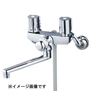KVK 一時止水付2ハンドルシャワー KF141WEXN [1425-0282656]