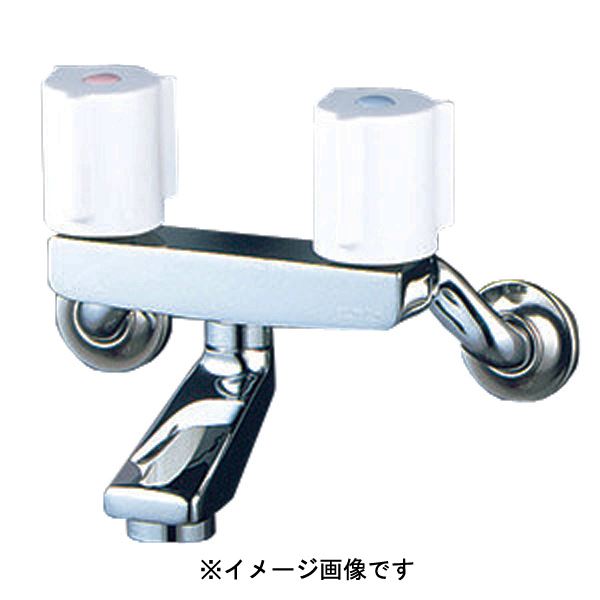 KVK 2ハンドル混合栓 KM2GN3ZN [1425-0282847]｜ＤＡＩＳＨＩＮ工具箱　店