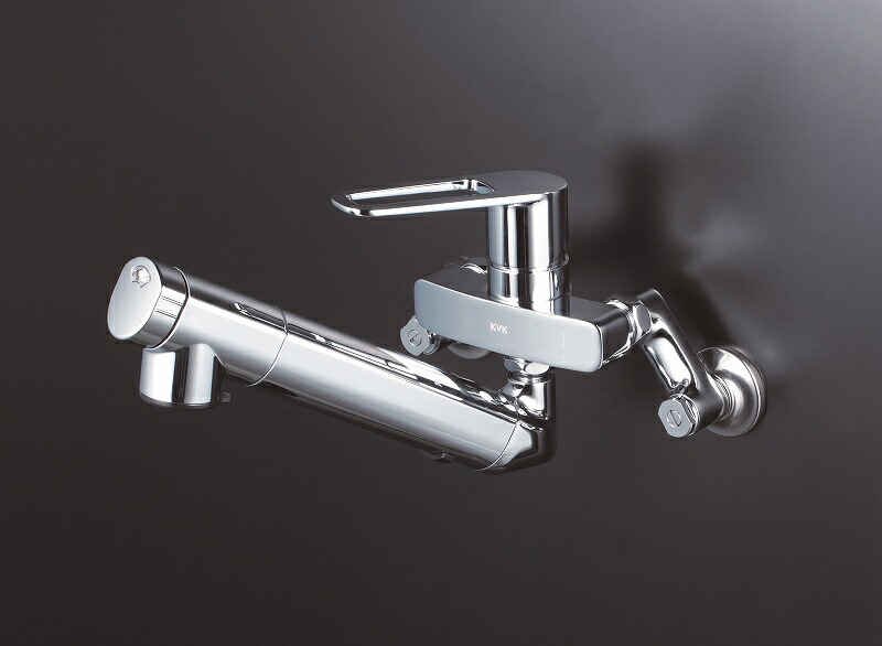 KVK 浄水器シングル混合栓eレバー MSK110KEJST [1425-0804216]｜ＤＡＩＳＨＩＮ工具箱　店