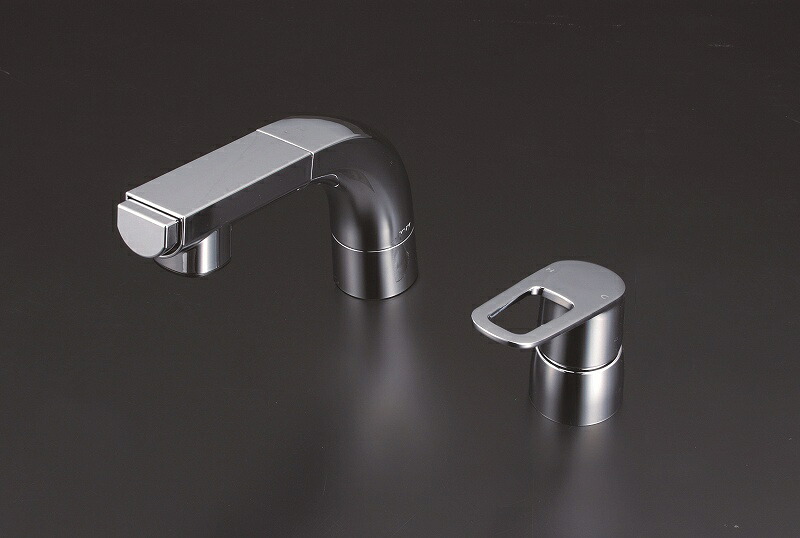 KVK 洗面用シングルレバー FSL120DKCT [1425-0804551]｜ＤＡＩＳＨＩＮ工具箱　店