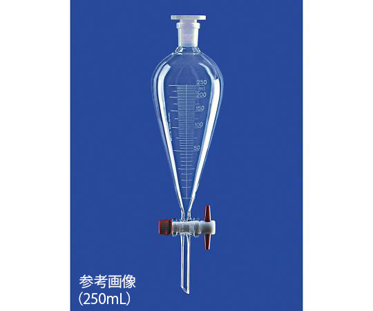 アズワン AS ONE 目盛付分液ロート（スキーブ型）　1000mL 4-2065-05 [1445-0083553]｜ＤＡＩＳＨＩＮ工具箱　店