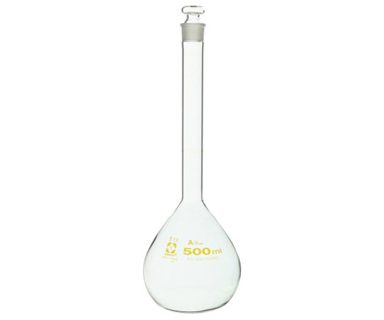 アズワン AS ONE メスフラスコ（全量フラスコ・スーパーグレード）　白　500mL 6-240-29 [1445-0083688]