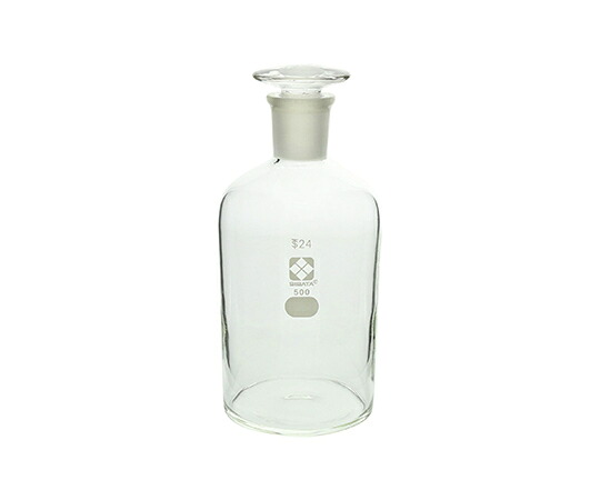 アズワン AS ONE 共通摺合わせ細口試薬瓶白色500ml 4-5033-05 [1445-0026008]