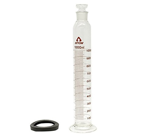 アズワン AS ONE 有栓メスシリンダー 1000ml 6-234-09 [1445-0029891]