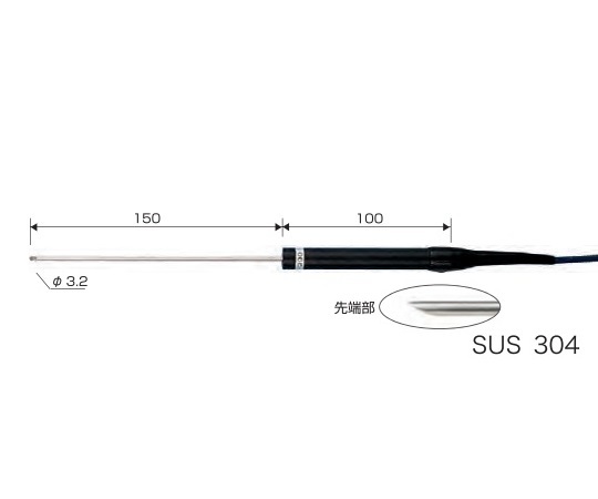 アズワン AS ONE センサプローブIK300 液体温度測定 1-5522-01 [1445-0007065]
