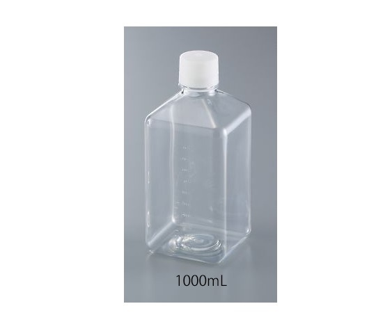 アズワン AS ONE 角型培地瓶　1000mL　12本入 4-551-03 [1445-0057997]