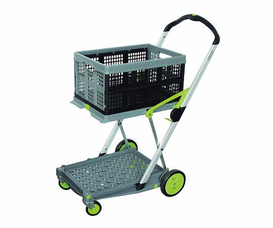 アズワン AS ONE 折り畳みコンテナ付き2段台車（Clax　Mobil　Trolley） 3-8191-01 [1445-0070755]