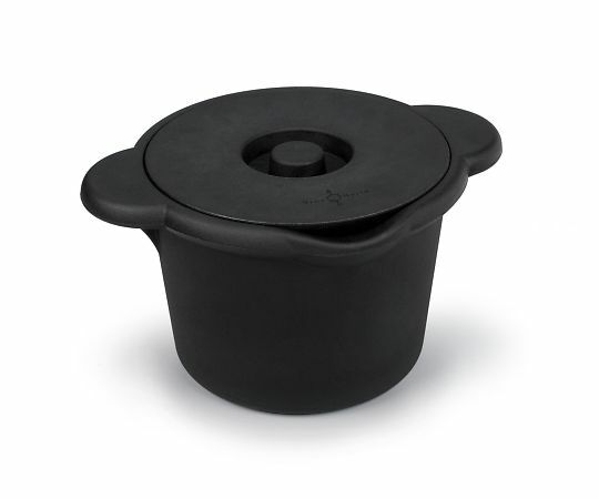 アズワン AS ONE アイスバケツ（フタ・ハンドル付）　丸型（黒）　4L 3-8579-02 [1445-0071494]｜ＤＡＩＳＨＩＮ工具箱　店