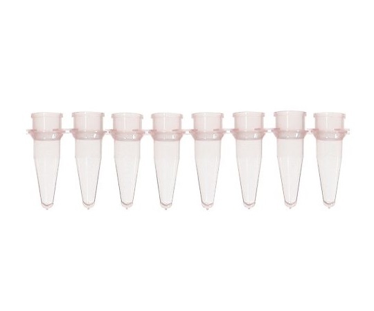 アズワン AS ONE PCRチューブ　8連0.2mL　ナチュラル　　125本入 3-8624-01 [1445-0071883]｜ＤＡＩＳＨＩＮ工具箱　店