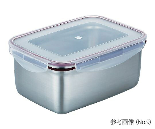 アズワン AS ONE ステンレス角型容器（ロックタイプ）　2600mL 3-8850-08 [1445-0076506]