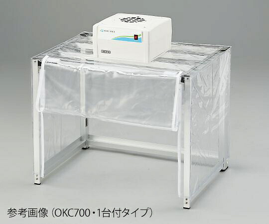 【マラソン期間エントリーでポイント5倍】アズワン AS ONE 折りたたみ簡易型クリーンブース　ファンユニット1台付 3-390-01 [1445-0077378]｜ＤＡＩＳＨＩＮ工具箱　店