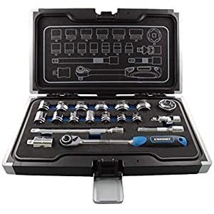 シグネット SIGNET 3/8DR 19PC ショートソケットセット（6角） No.12134 [148-939446]｜ＤＡＩＳＨＩＮ工具箱　店