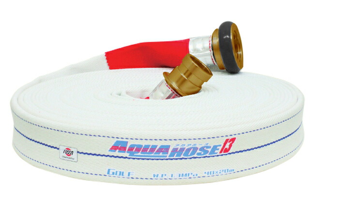 岩崎製作所 IWA アクアホース ゴルフ40x18M BR町野付 1.3MPa 加締 01GLF4018B-K [1480-00000987]