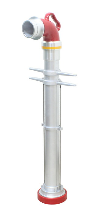 岩崎製作所 IWA エルボ回転型 引上式スタンドパイプ 65A 口金中心850mm AC製 10HE-T6580A [1480-00001303]