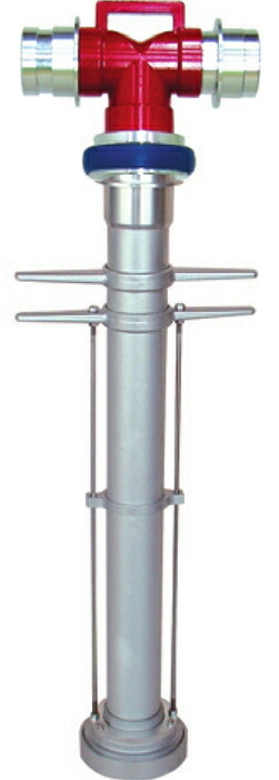 岩崎製作所 IWA 双口離脱型引上式スタンドパイプ 65A 口金中心700mm AC製 10H-SR6570A [1480-00001344]