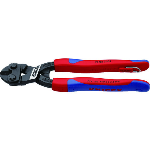 クニペックス KNIPEX 200mm ミニクリッパー 落下防止 #7132-200T [149-080060]