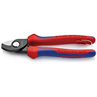クニペックス KNIPEX ケーブルカッター 落下防止 （BK） #9512-165TBK [149-080626]｜ＤＡＩＳＨＩＮ工具箱　店