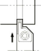 京セラ KYOCERA 溝入れ用ホルダ KGHL2525M-4 [152-009213]｜ＤＡＩＳＨＩＮ工具箱　店