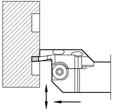 京セラ KYOCERA 溝入れ用ホルダ KGDFL-65-3C-C [152-632404]｜ＤＡＩＳＨＩＮ工具箱　店