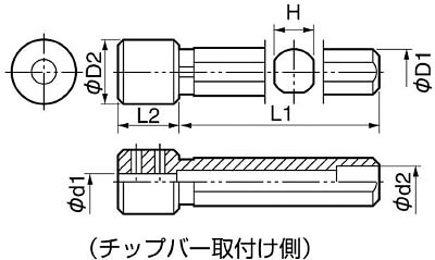 京セラ KYOCERA 内径加工用ホルダ PH0416-80 [152-058020]
