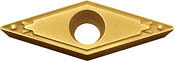 京セラ KYOCERA 旋削用チップ PVDサーメット PV90(10個入) VBMT110304HQ [152-120956]｜ＤＡＩＳＨＩＮ工具箱　店