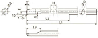 京セラ KYOCERA 旋削用チップ ダイヤモンド KPD001 PSBR0404-60NBS [152-399642]｜ＤＡＩＳＨＩＮ工具箱　店 15,083円