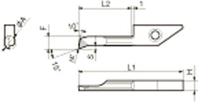 京セラ KYOCERA 旋削用チップ ダイヤモンド KPD001 VNBR0420-02NB [152-401703]｜ＤＡＩＳＨＩＮ工具箱　店
