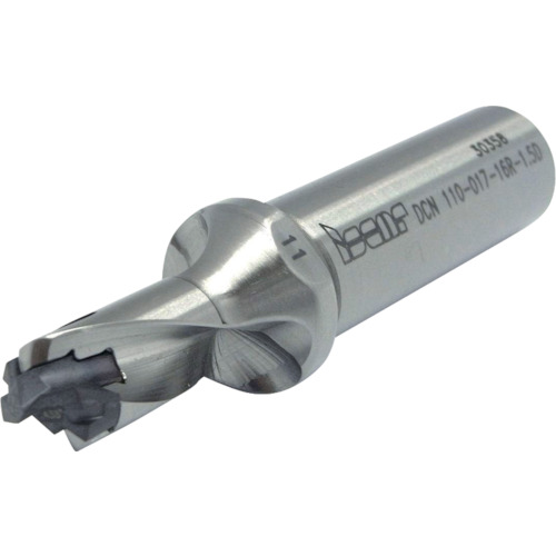 イスカルジャパン イスカル スローアウェイドリル スモウカム ヘッド交換式ドリルボディ（回り止めフラット部付シャンク）1.5D 刃径12.0-12.4mm シャンク径16mm DCN 120-018-16A-1.5D [1526-00003555]
