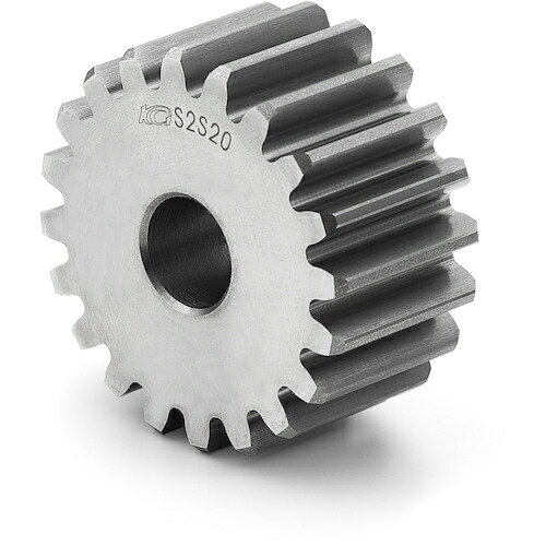 協育歯車工業 KG S45C平歯車 S2S 85A-2020F 形状A1 モジュール2 歯数85 歯幅20ｍｍ 穴径Φ20ｍｍ S2S 85A-2020F [1536-00001364]