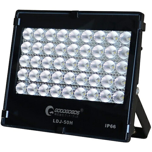 グリーンクロス 【別途送料】 【個人宅不可】 LED投光器 50W 7020LM 軽量 中距離照射 40度 LDJ-50H 6300031403 [1560-00016371]