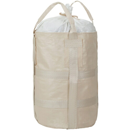 グリーンクロス 【個人宅不可】 グリーンクロス ドラム缶用コンテナバッグ 丸型 漏れ防止タイプ 容量200L 耐荷重1000kgタイプ 排出口あり 10枚セット 6300052859 [1560-00019949]