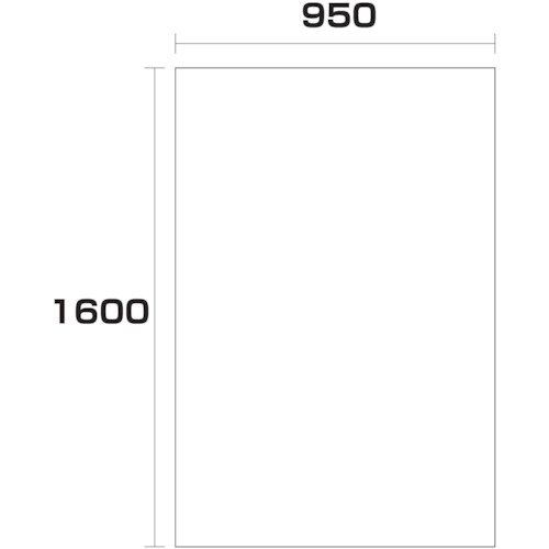 グリーンクロス 【別途送料】 【個人宅不可】 グリーンクロス ポリエチレン袋 厚み0.1 50枚 950幅x長さ1600mm 6300005047 [1560-6245066]