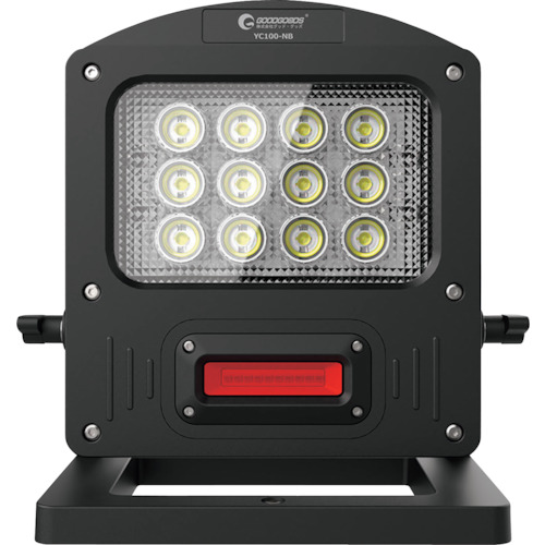 グリーンクロス 【別途送料】 【個人宅不可】 充電式投光器 YC100-NB 100w スタンド式 12灯タイプ 6300044413 [1560-1862934]