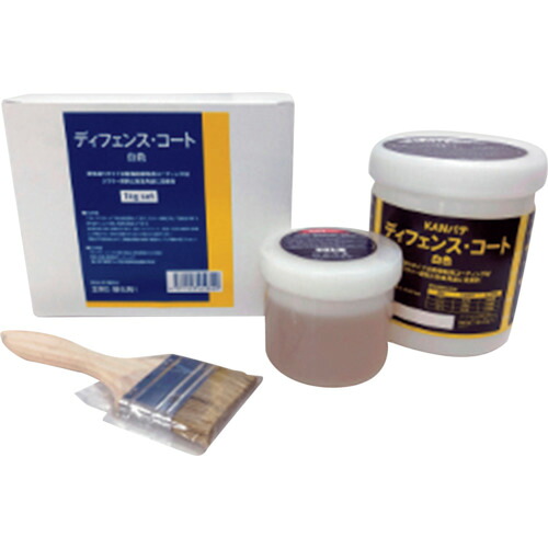 グリーンクロス 【個人宅不可】 ディフェンスコート 白 1kgセット 6300020029 [1560-6291933]