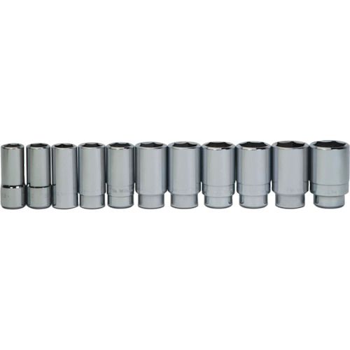 スナップオン・ツールズ WILLIAMS 3/4差込角 ディープソケット11点セット（インチ） JHWWSHD11HRC [1583-9928931]
