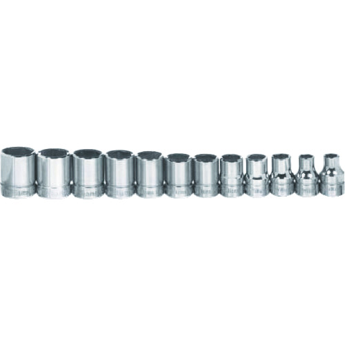 スナップオン・ツールズ WILLIAMS 3/8ドライブ ソケットセット 6角 20個 JHWMSB-20HRC [1583-0108596]