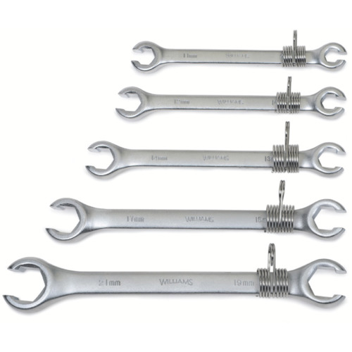 スナップオン・ツールズ WILLIAMS 高所用ダブルヘッドフレアナットレンチ6ポイント 5本組 11692-TH [1583-098248]