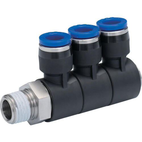 日本ピスコ PISCO チューブフィッティング耐腐蝕性SUS303相当 SPHT12-04 [1651-00007052]｜ＤＡＩＳＨＩＮ工具箱　店