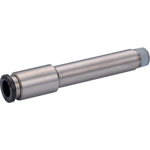 日本ピスコ 【10個販売】PISCO チューブフィッティングロング チューブ外径8mm ネジサイズR1/8 全長70mm POC8-01-L70 [1651-00003968]