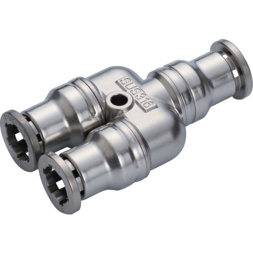 日本ピスコ PISCO ステンレスシリーズSUS316継手 ユニオンワイ フッ素系グリース仕様 SSY10-X [1651-00004477]