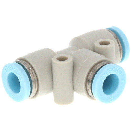 日本ピスコ 【10個販売】PISCO チューブフィッティング クリーンルーム包装 PE10-C [1651-00005046]
