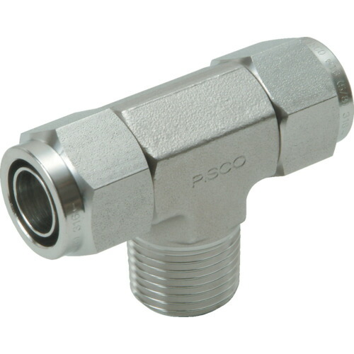 日本ピスコ PISCO SUS316締付継手 ティーチューブ1613ねじR1/2 NSB1613-04 [1651-00005419]